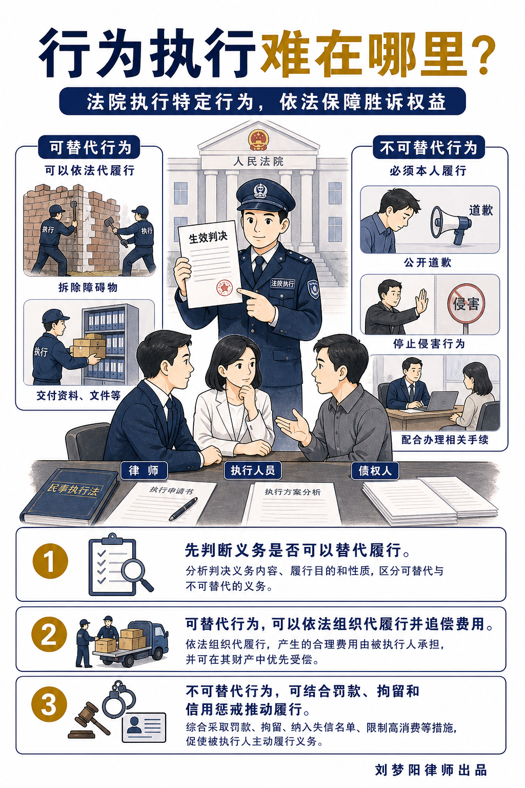 行为请求权执行普法图