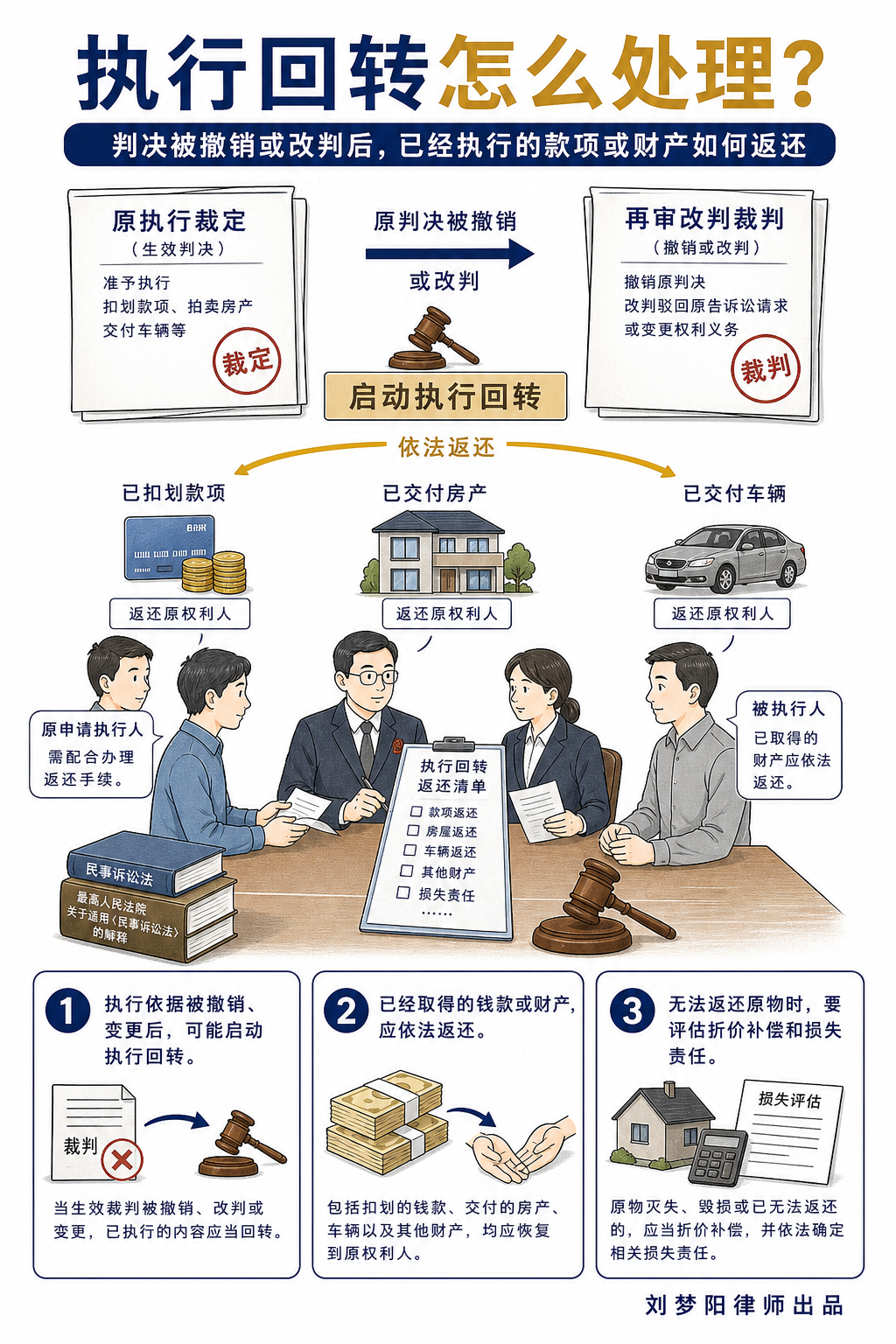 执行回转普法图